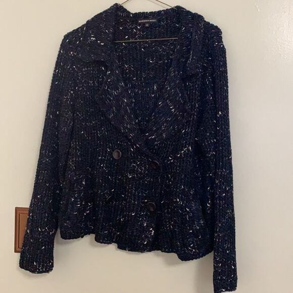 BARBARA WHO? FARMED BAMBOO BLEND SWEATER SZ M - Picture 2 of 9